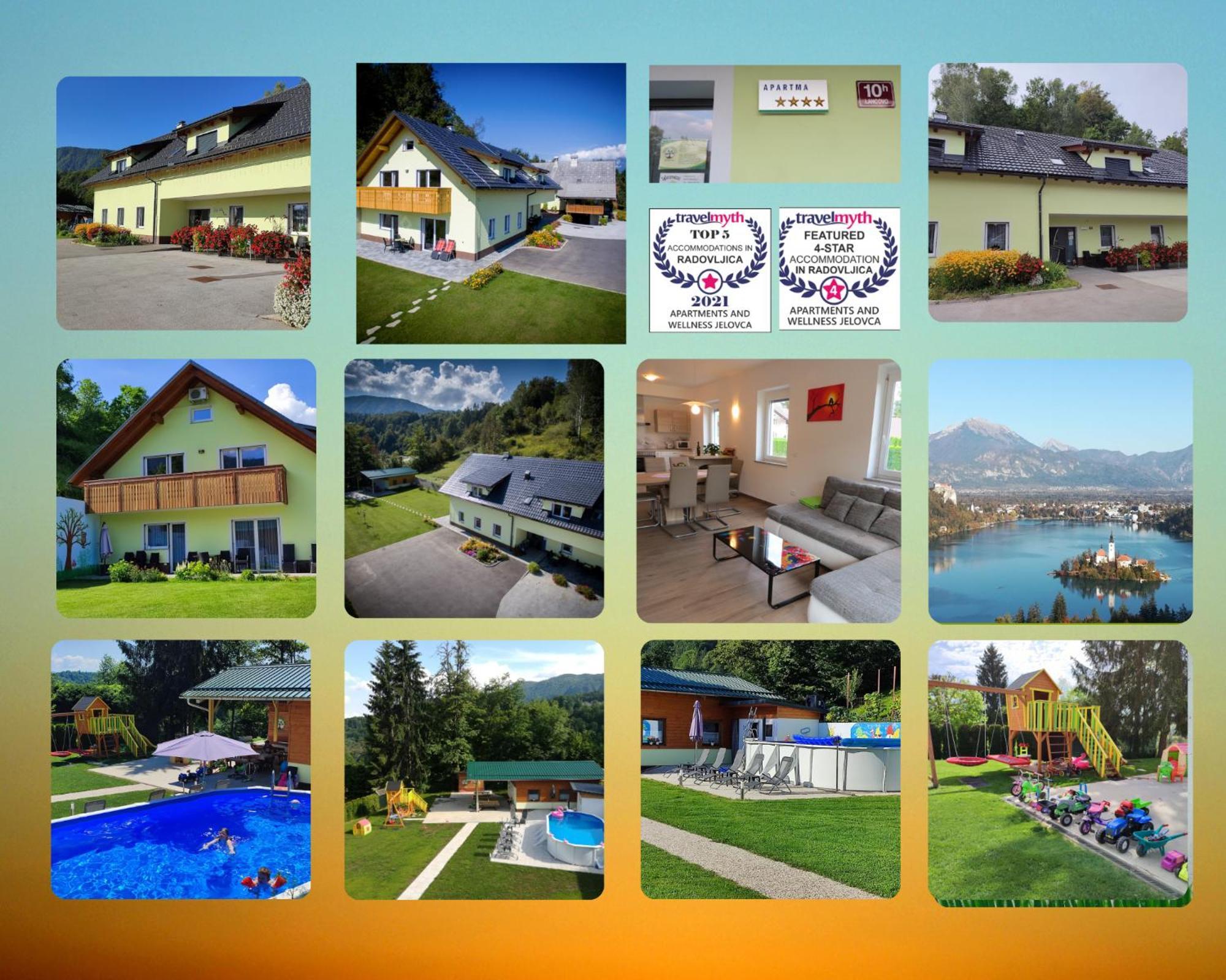 Apartments And Wellness Jelovca Radovljica Bagian luar foto